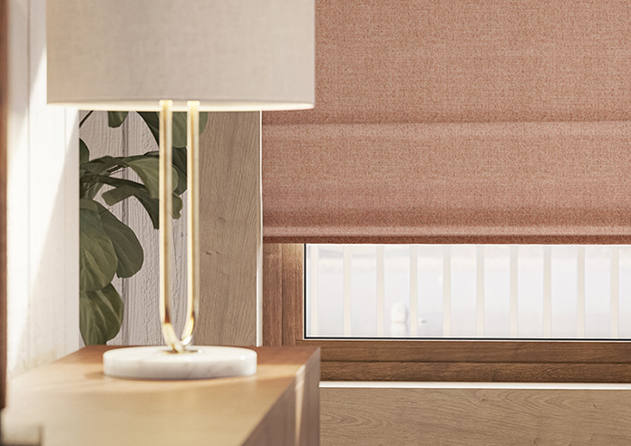 Jakarta, Candy Heart - Motorised Roman Blind - Image 5